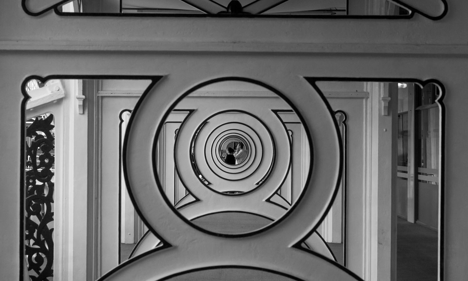 New Designers London 2026, detail of metalwork at the Business Design Centre.